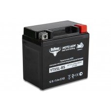 Стартерный аккумулятор Rutrike YTX5L-BS (12V/5Ah) (UTX5L-BS, CT 1205, MT 12-5)