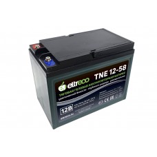 Тяговый свинцовый аккумулятор Eltreco TNE12-58 (12V52A/H C3)