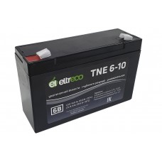 Тяговый свинцовый аккумулятор Eltreco TNE6-10 (6V10A/H C20)