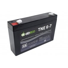 Тяговый свинцовый аккумулятор Eltreco TNE6-7 (6V7A/H C20)