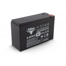 Тяговый свинцовый аккумулятор RuTrike 6-GFM-6 (12V6A/H C20) 